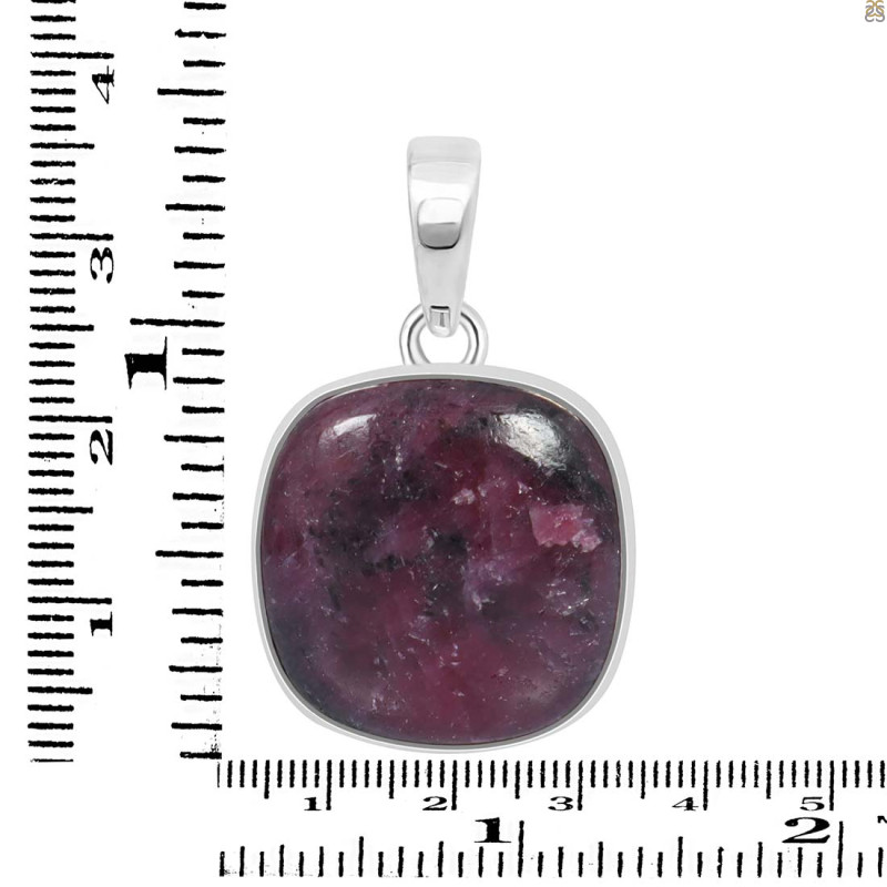 Pink Ruby Zoisite Pendant-SP PRZ-1-34