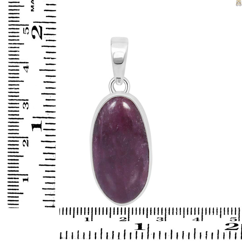 Pink Ruby Zoisite Pendant-SP PRZ-1-4