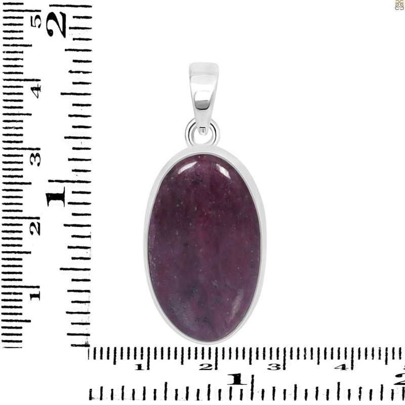 Pink Ruby Zoisite Pendant-SP PRZ-1-6