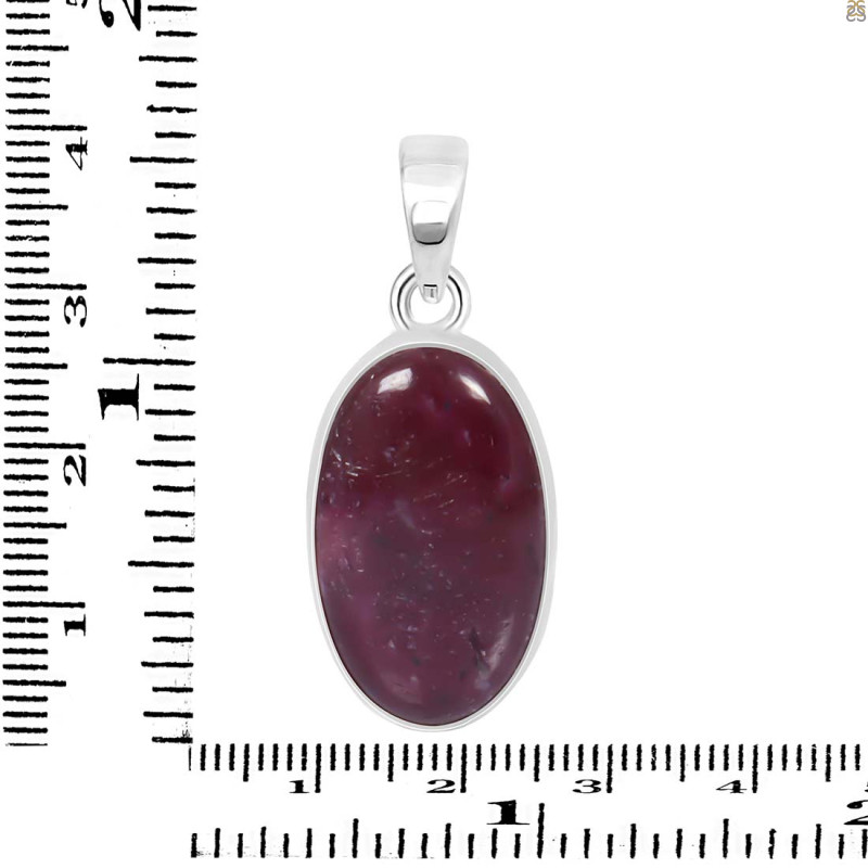 Pink Ruby Zoisite Pendant-SP PRZ-1-7