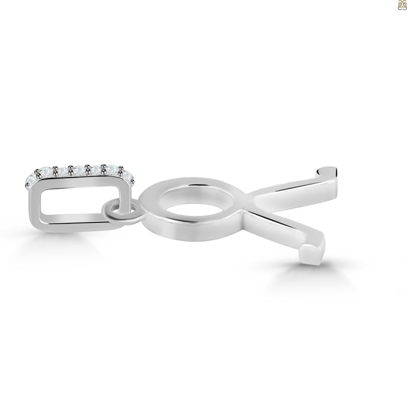 Taurus Zodiac White Topaz Pendant
