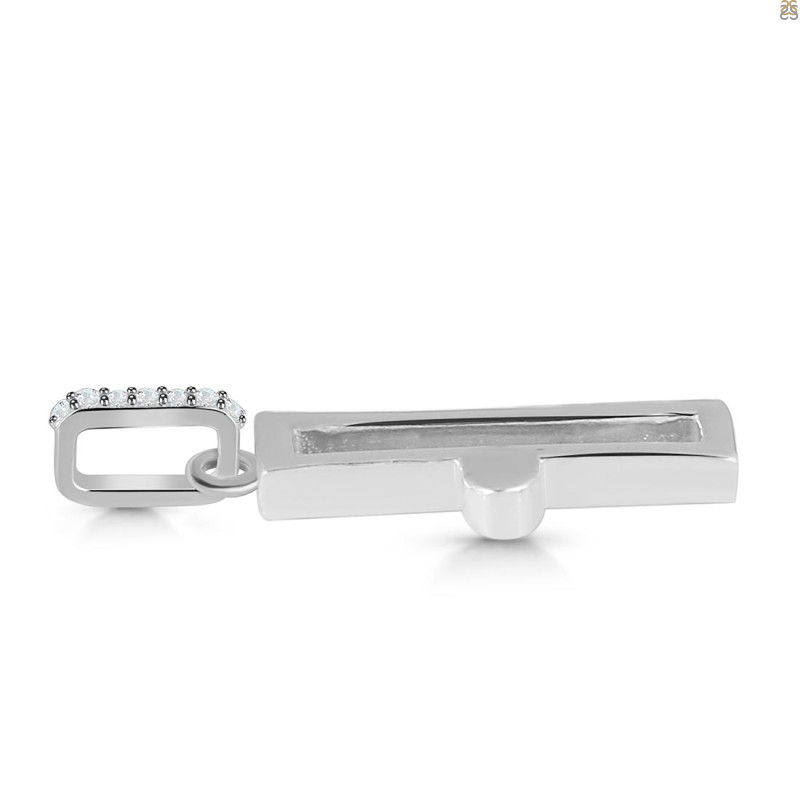 Libra Zodiac White Topaz Pendant