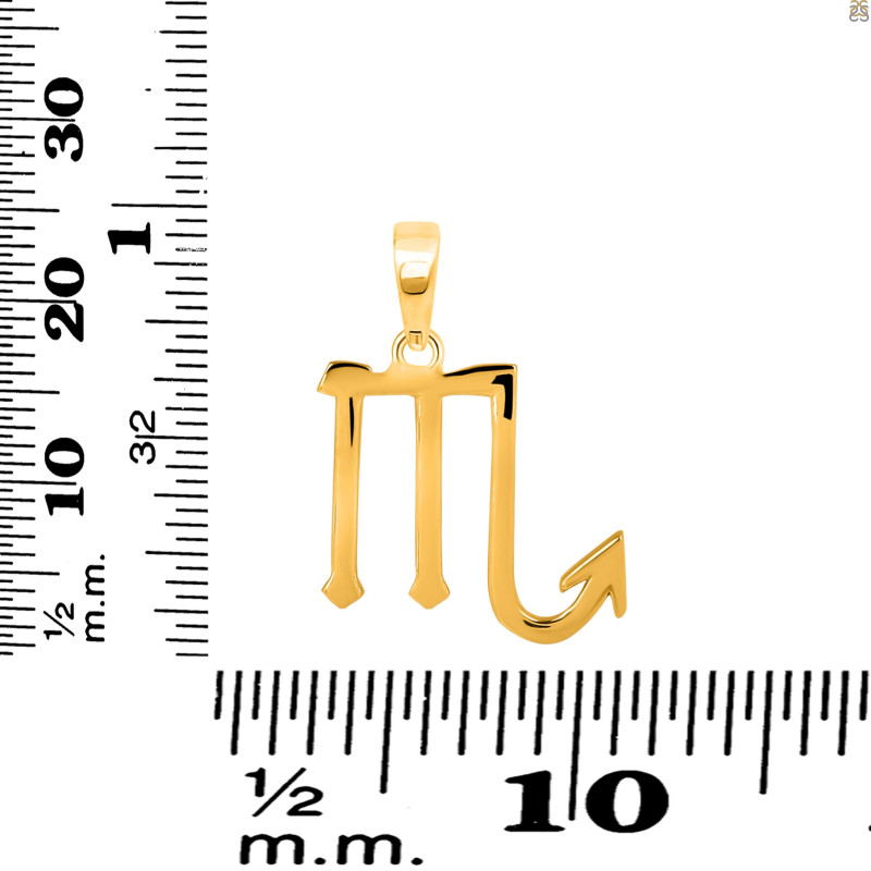 Scorpio Zodiac Pendant PS-RDC-27