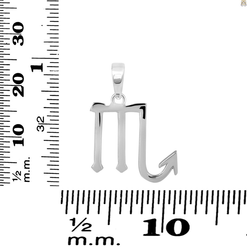 Scorpio Zodiac Pendant PS-RDC-27