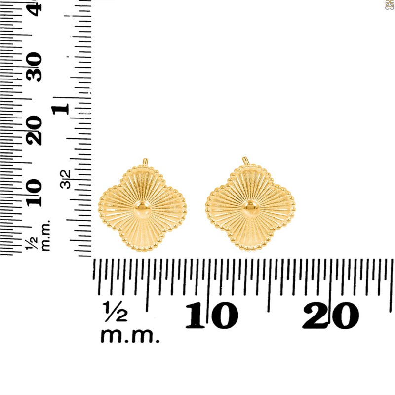 Plain Silver Earring PS-RDE-1662