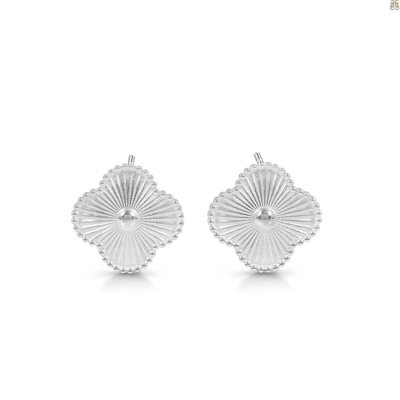 Plain Silver Earring PS-RDE-1662