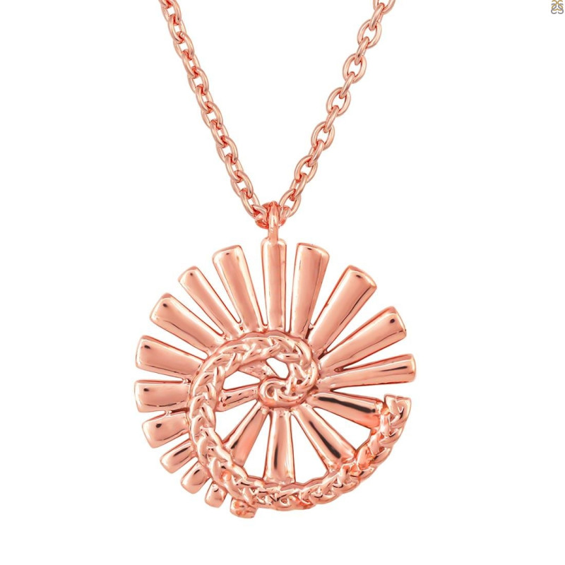 Plain Silver Necklace PS-RDN-45.