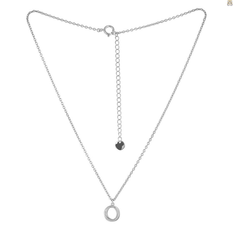 Plain Silver Necklace