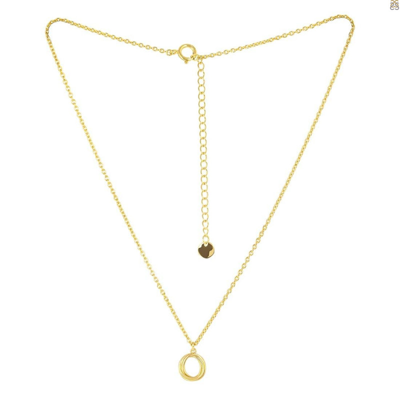 Plain Silver Necklace PS-RDP-443.