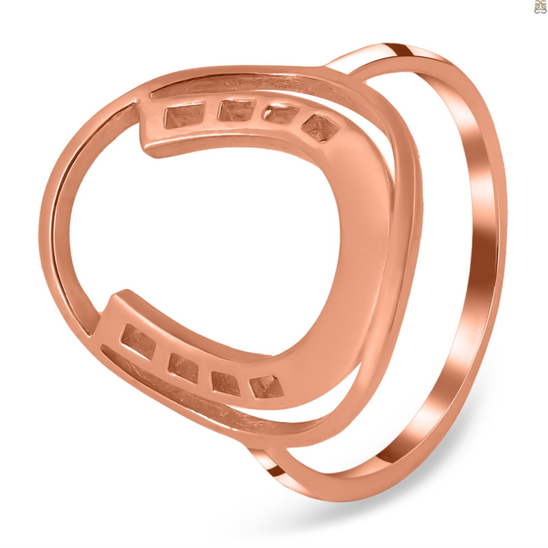 Horse Shoe Plain Silver Ring PS-RDR-312.