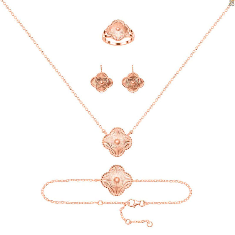 Plain Silver Jewelry Set