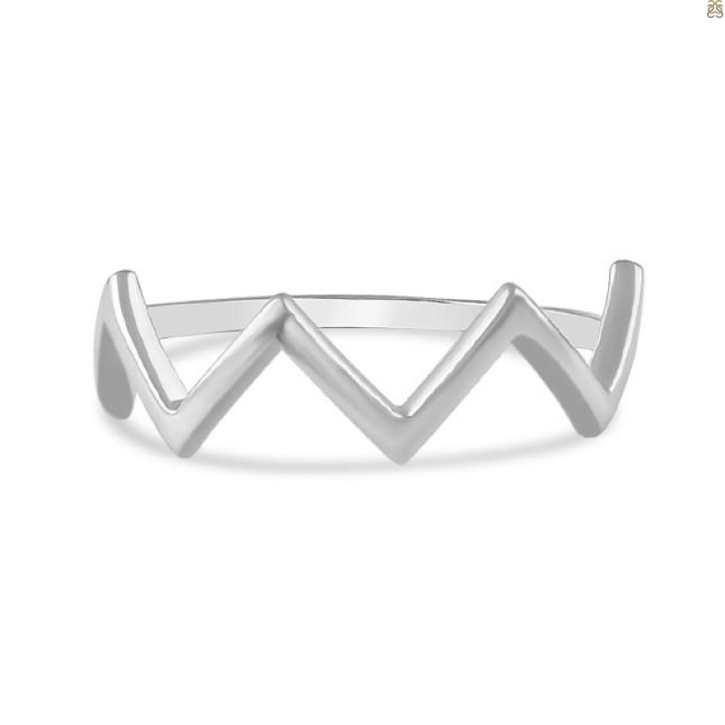 Plain Silver Ring PS-RDR-480.