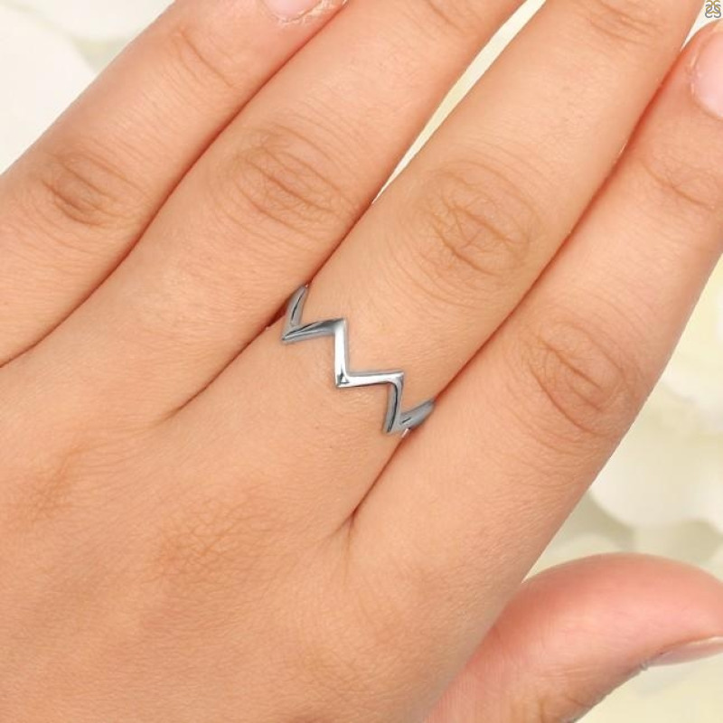 Plain Silver Ring PS-RDR-480.