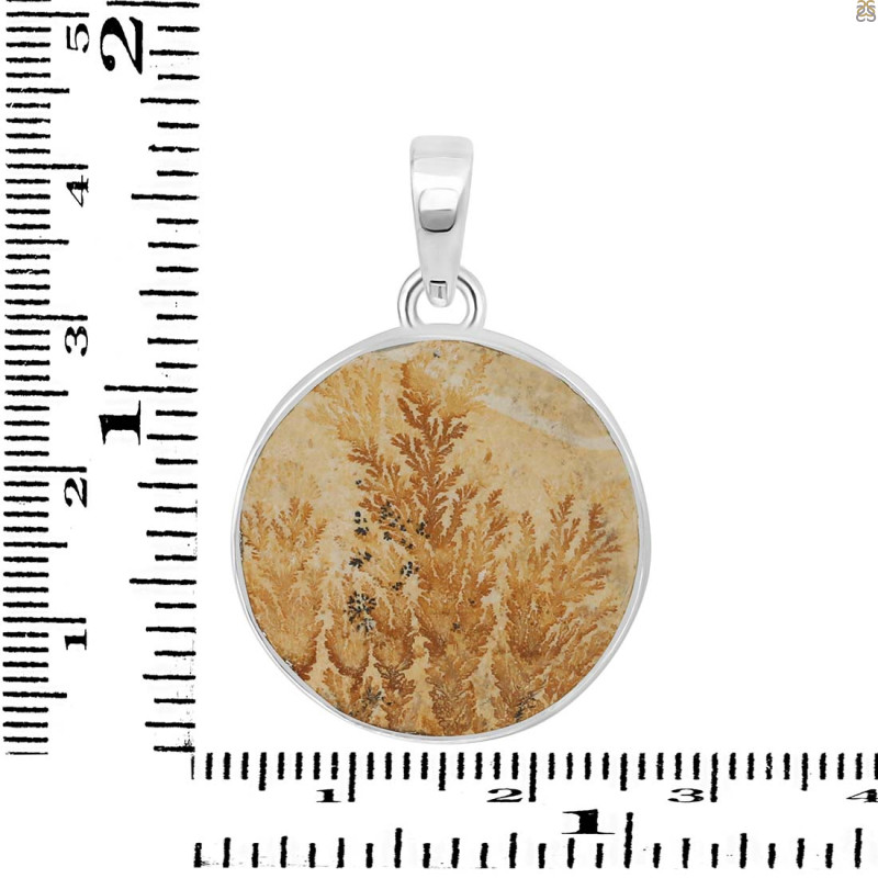 Psilomelane Dendrite Pendant-SP PSD-1-14