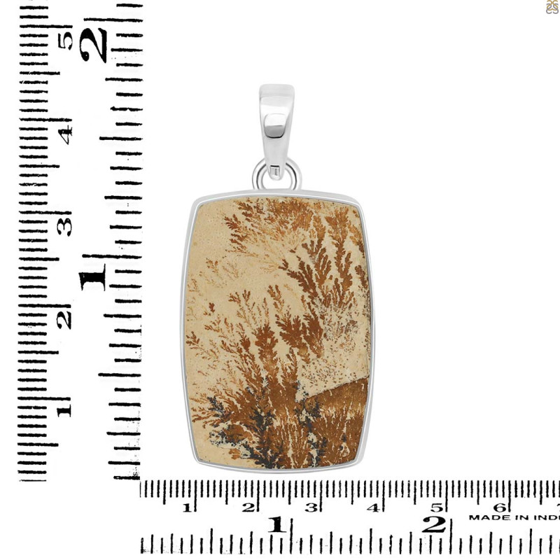 Psilomelane Dendrite Pendant-SP PSD-1-21
