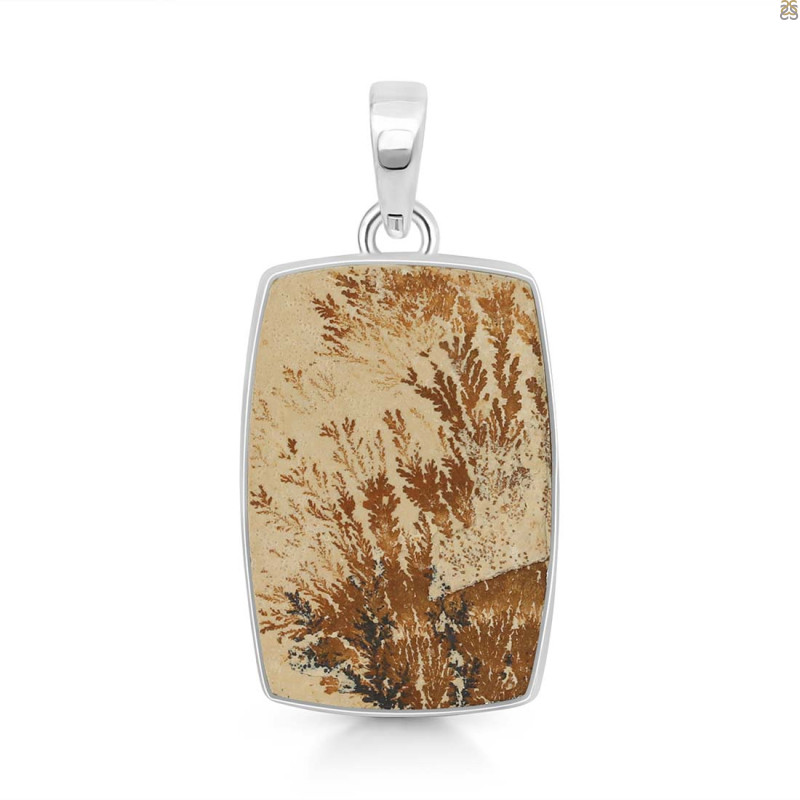 Psilomelane Dendrite Pendant-SP PSD-1-21