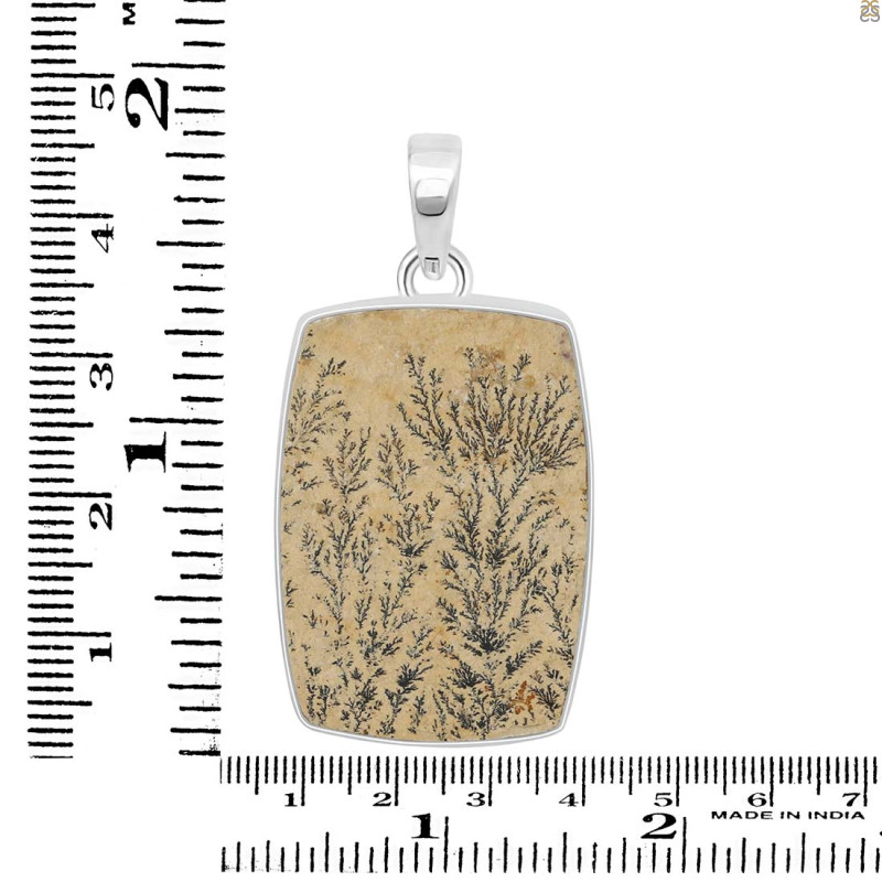 Psilomelane Dendrite Pendant-SP PSD-1-28