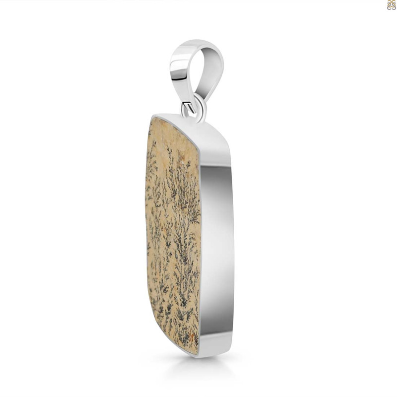 Psilomelane Dendrite Pendant-SP PSD-1-28