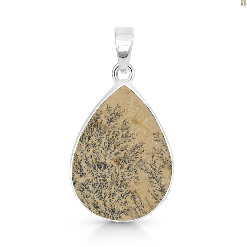 Psilomelane Dendrite Pendant-SP PSD-1-30