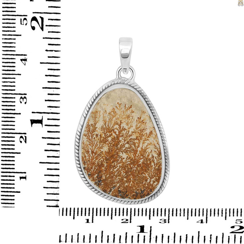 Psilomelane Dendrite Pendant-SP PSD-1-39