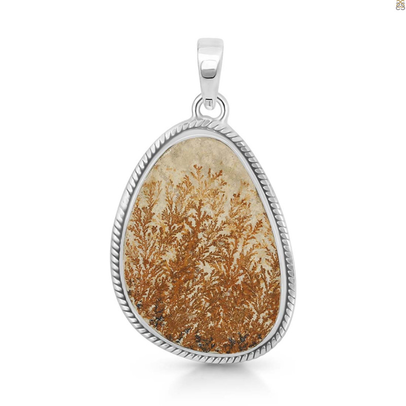 Psilomelane Dendrite Pendant-SP PSD-1-39