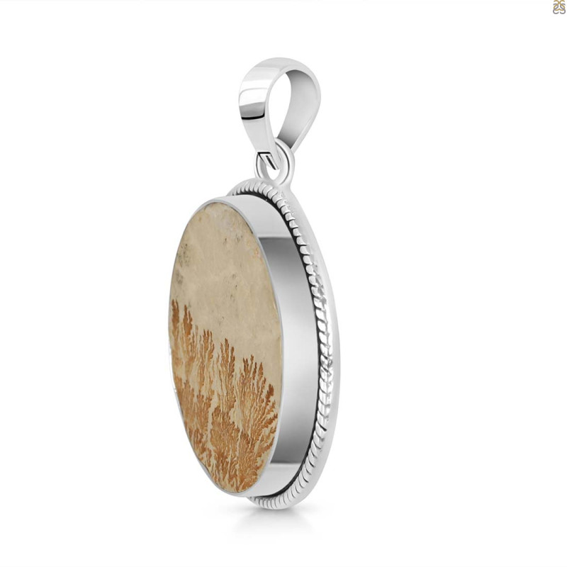 Psilomelane Dendrite Pendant-SP PSD-1-41