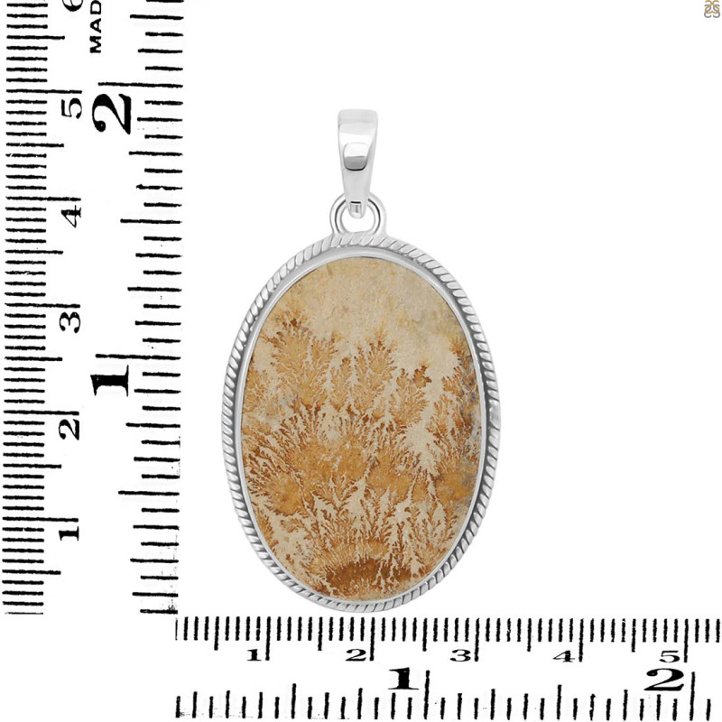 Psilomelane Dendrite Pendant-SP PSD-1-49