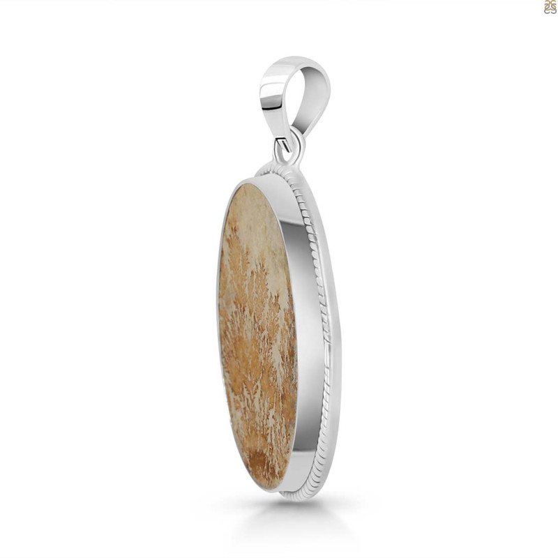 Psilomelane Dendrite Pendant-SP PSD-1-49