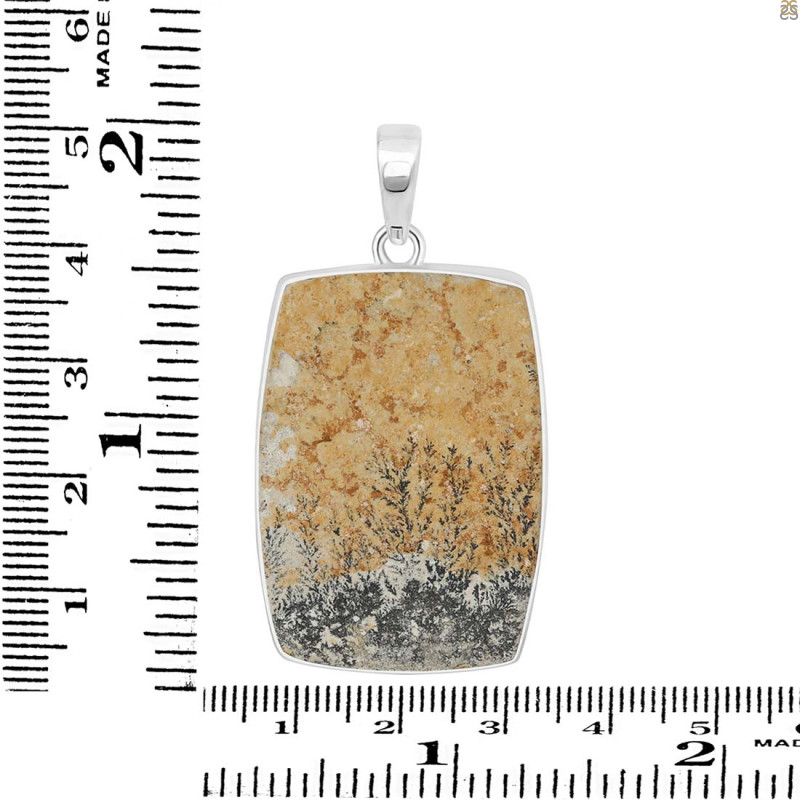 Psilomelane Dendrite Pendant-SP PSD-1-52