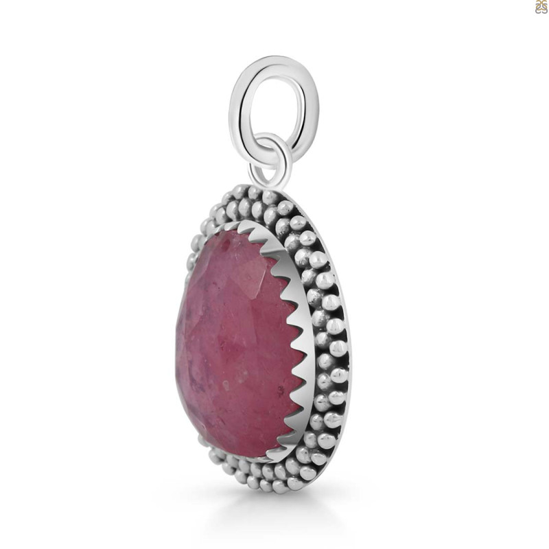 Pink Sapphire Pendant-SP