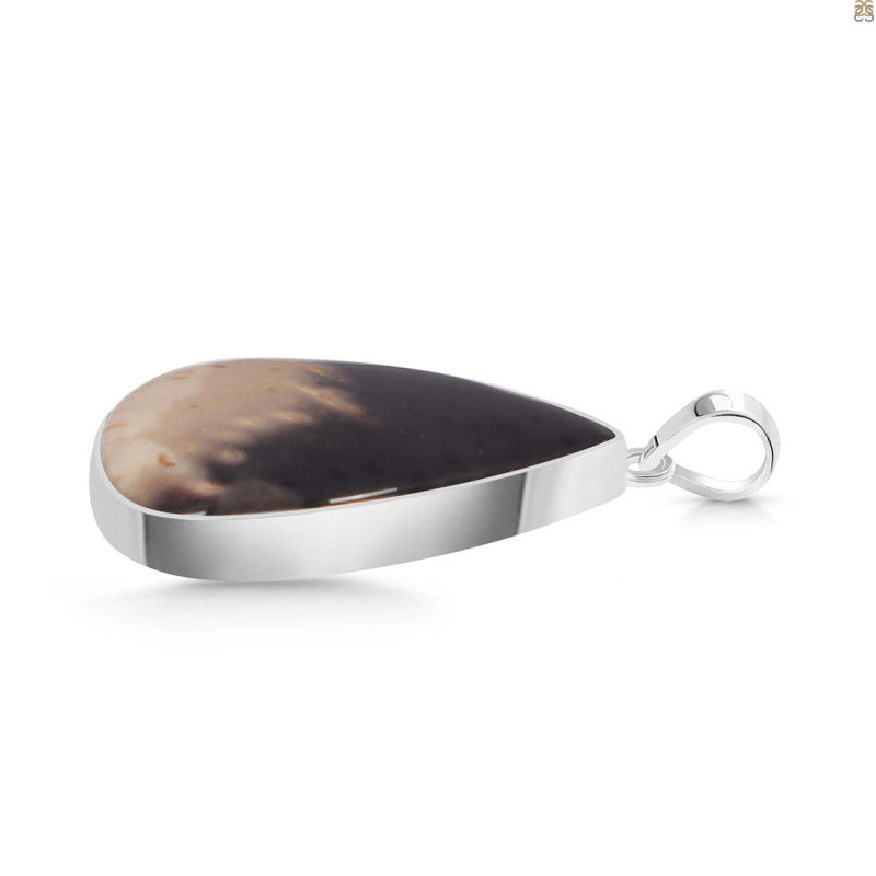 Plum Root Agate Pendant-SP PTJ-1-18