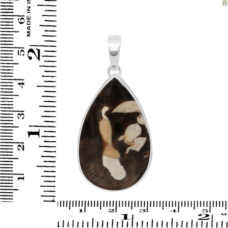 Peanutwood Jasper Pendant-SP PWJ-1-44