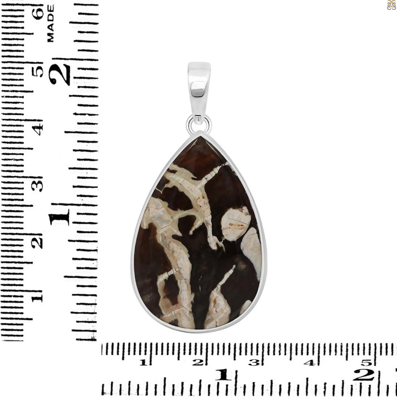 Peanutwood Jasper Pendant-SP PWJ-1-46