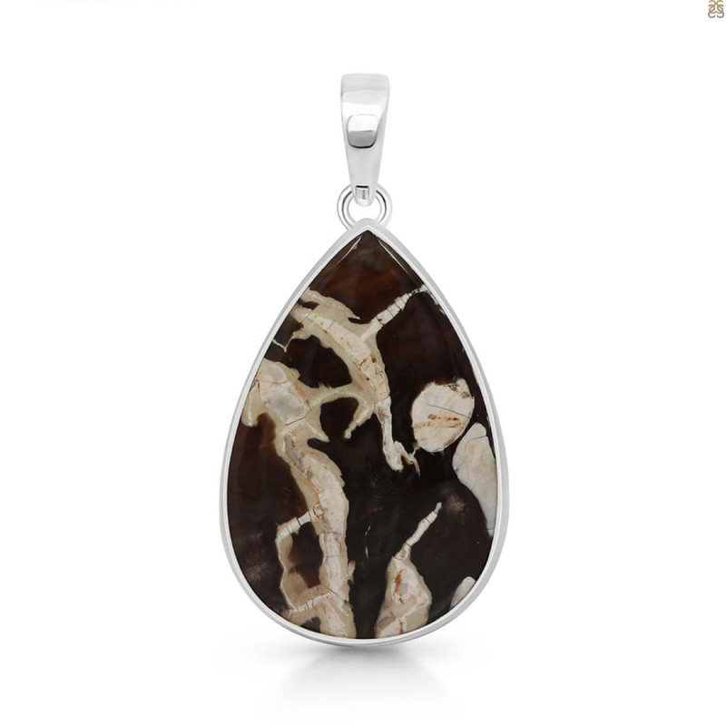 Peanutwood Jasper Pendant-SP PWJ-1-46