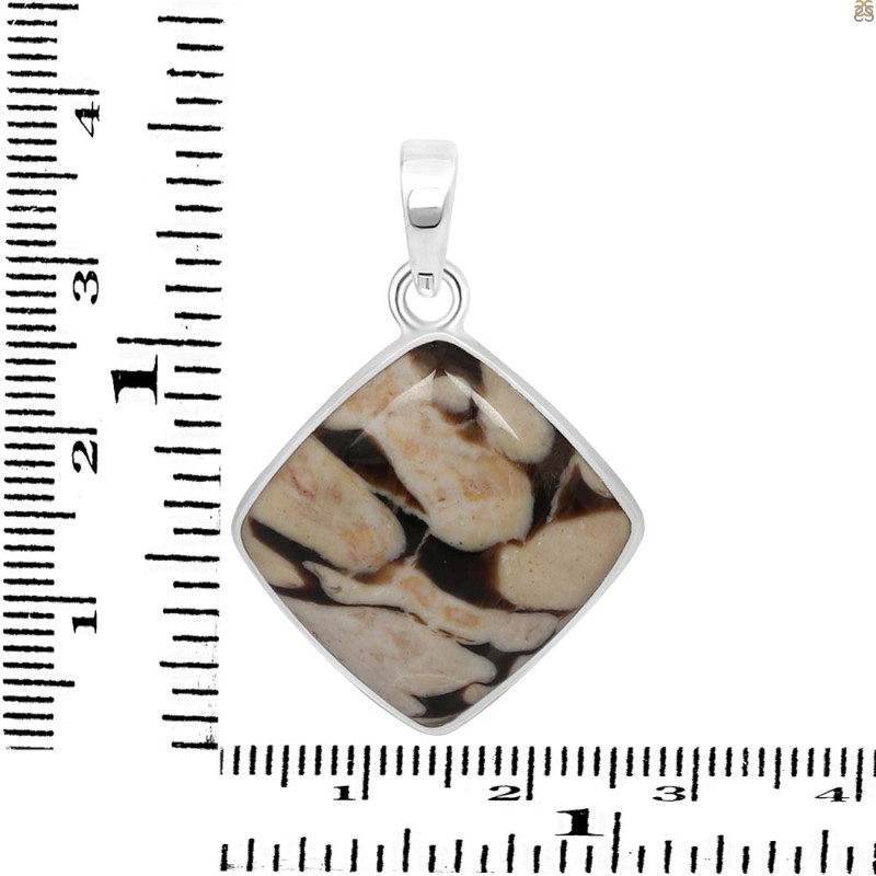 Peanutwood Jasper Pendant-SP PWJ-1-70