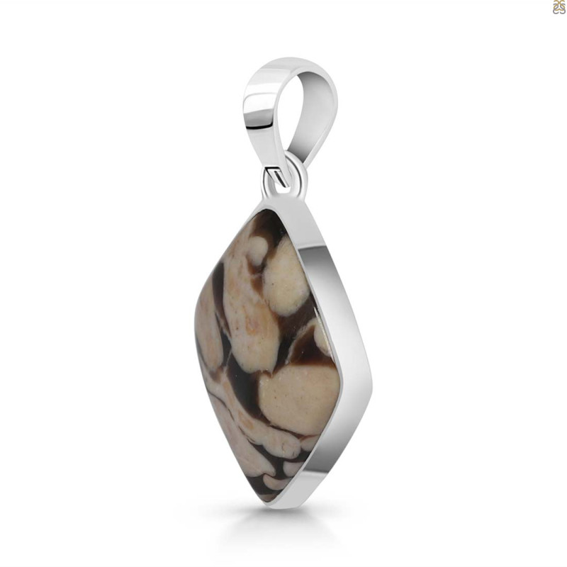 Peanutwood Jasper Pendant-SP PWJ-1-70