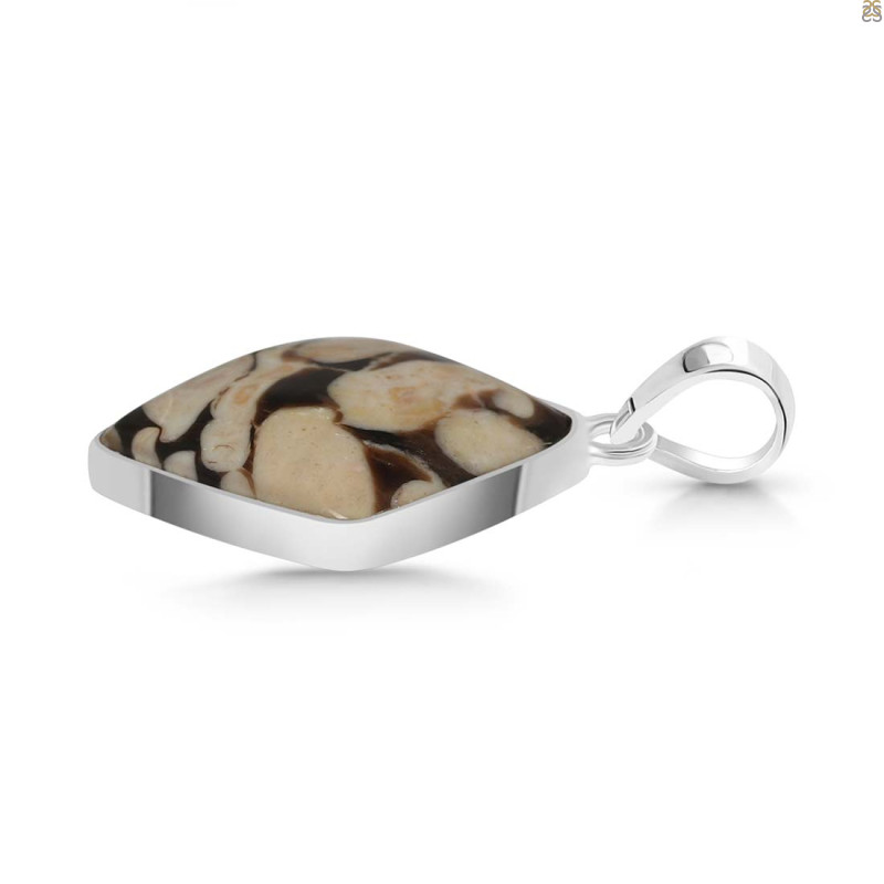 Peanutwood Jasper Pendant-SP PWJ-1-70