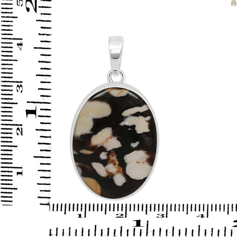 Peanutwood Jasper Pendant-SP PWJ-1-71