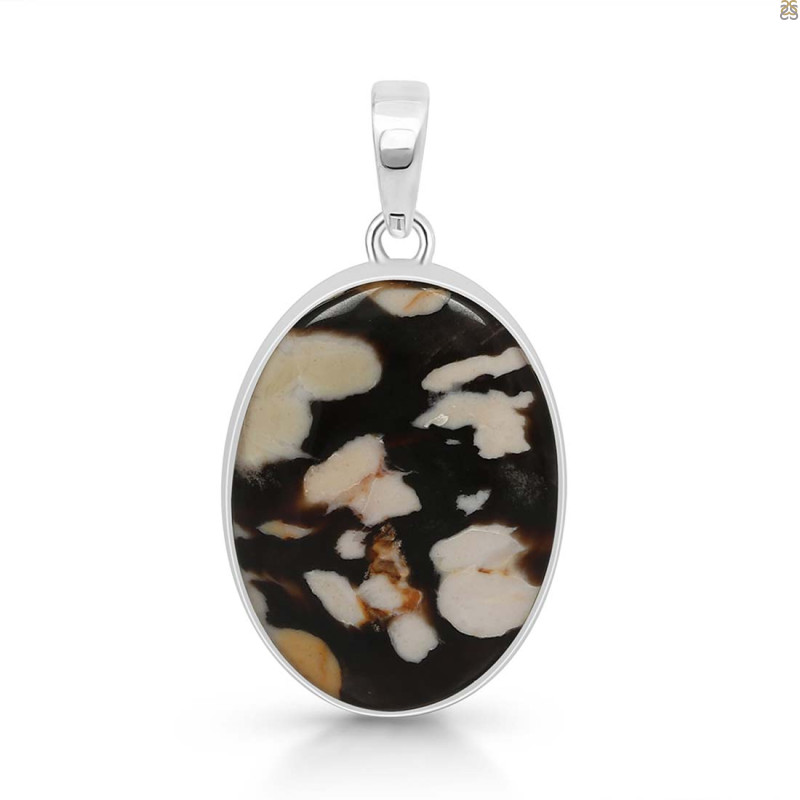 Peanutwood Jasper Pendant-SP PWJ-1-71