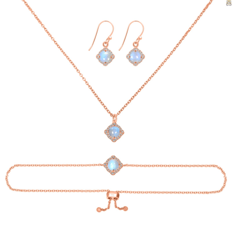 Moonstone Jewelry Set