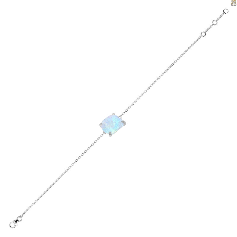 Moonstone Raw Crystal Bracelet