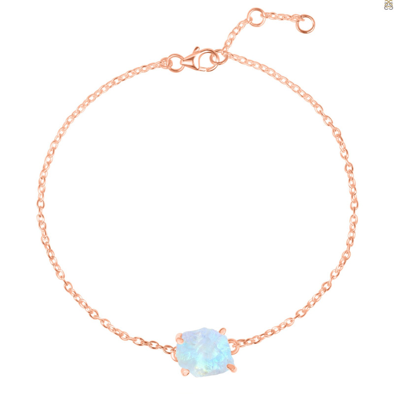 Moonstone Raw Crystal Bracelet RBM-RB-200.