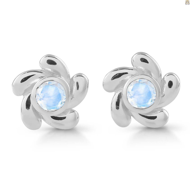 Moonstone Stud Earring RBM-RDE-1.