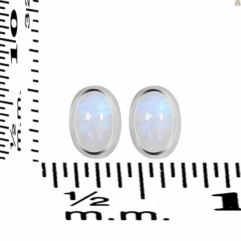 Moonstone Stud Earring RBM-RDE-1108.