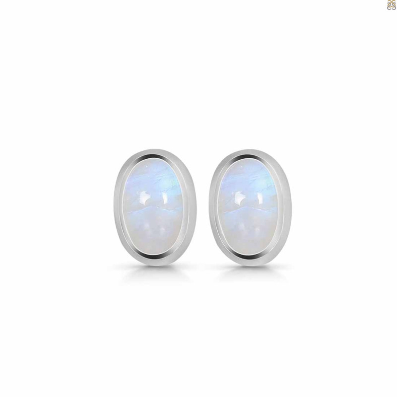 Moonstone Stud Earring RBM-RDE-1108.