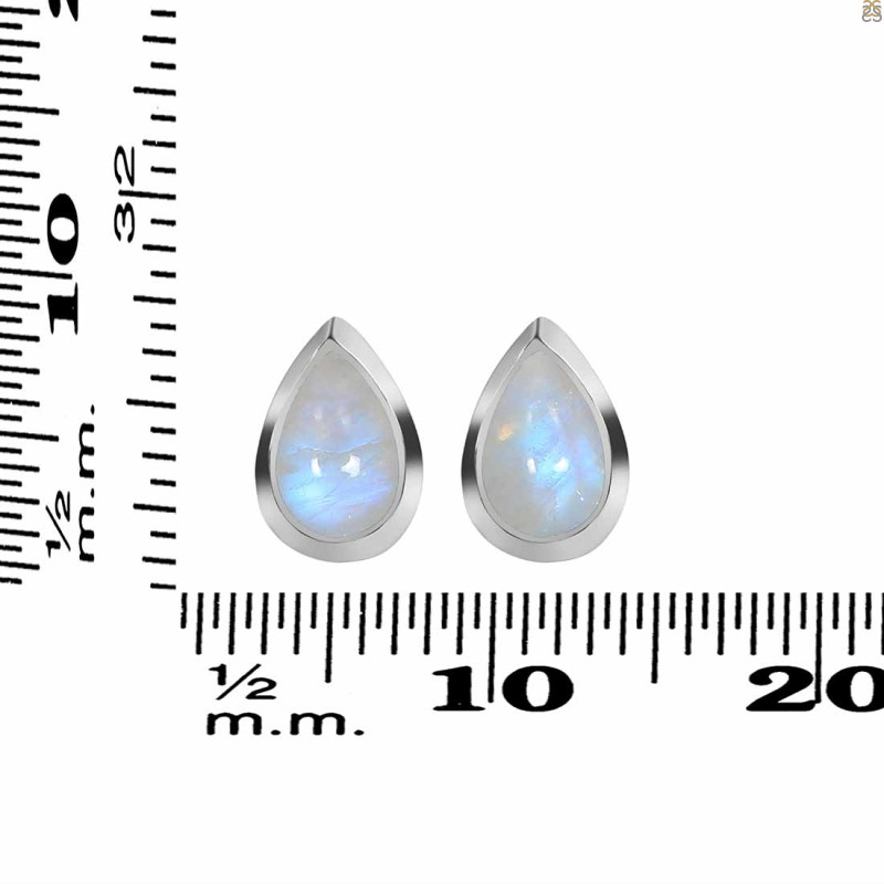 Moonstone Stud Earring RBM-RDE-1111.