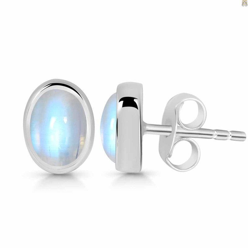 Moonstone Stud Earring RBM-RDE-1113.