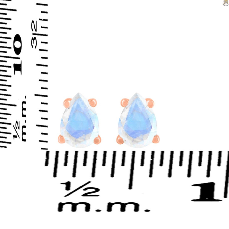 Moonstone Stud Earring RBM-RDE-1174.