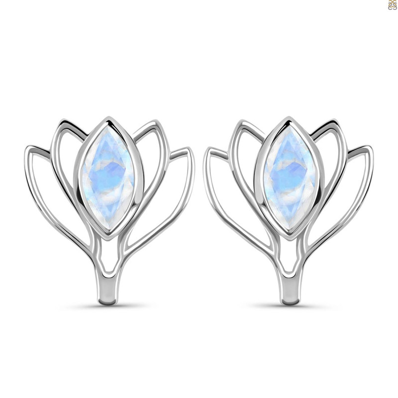Moonstone Stud Earring RBM-RDE-24.