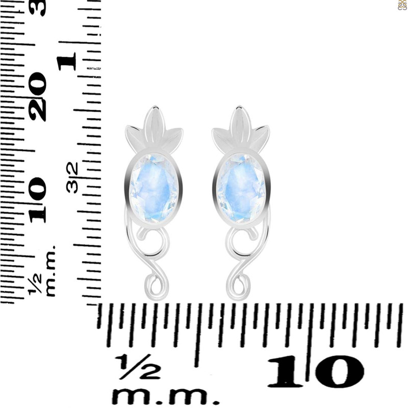 Moonstone Stud Earring RBM-RDE-4.